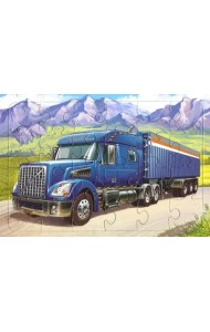 Планшетный пазл. Грузовой автомобиль Вольво, 24 элемента