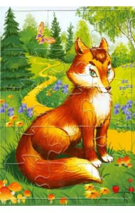 Планшетный пазл. Лиса, 15 элементов