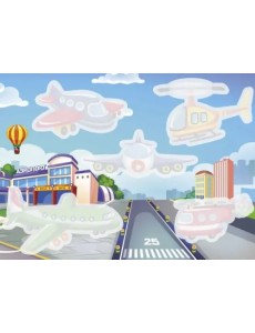 Многоразовые водные раскраски. Выпуск 5 "Самолет и вертолет" Многоразовые водные раскраски. Выпуск 5 "Самолет и вертолет"