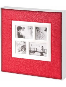 Фотоальбом BRAUBERG, 20 листов, под кожу, коралловый (391129) Фотоальбом BRAUBERG, 20 листов, под кожу, коралловый (391129)