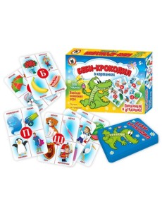 Настольная игра "Беби-Крокодил в картинках"