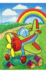Пазл. Самолетик, 15 элементов
