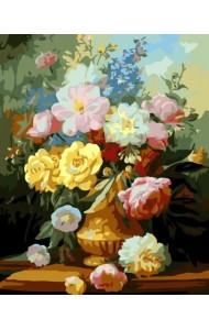 Холст с красками 