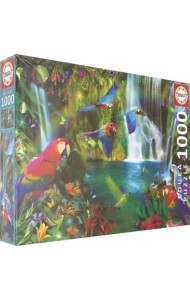 Пазл. Тропические попугаи, 1000 элементов