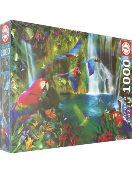 Пазл. Тропические попугаи, 1000 элементов