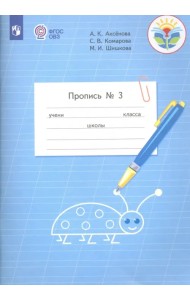 Пропись. 1 класс. Адаптированные программы. В 3-х частях. ФГОС ОВЗ. Часть 3
