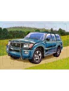 Пазл. Внедорожнит Тойота, 30 элементов Пазл. Внедорожнит Тойота, 30 элементов