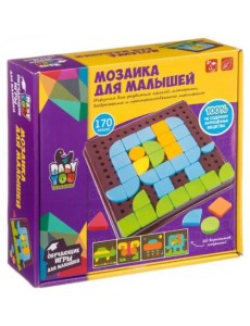 Мозаика для малышей. Геометрия, 170 фишек Мозаика для малышей. Геометрия, 170 фишек