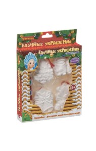 Набор для творчества. Ёлочные украшения, 4 фигурки