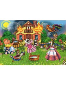 Пазл. Кошкин дом, 24 элемента Пазл. Кошкин дом, 24 элемента
