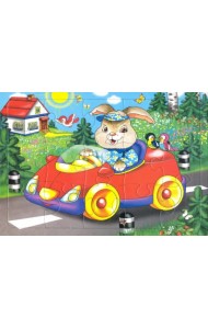 Пазл. Зайчик, 15 элементов