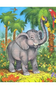 Пазл. Слоненок, 15 элементов