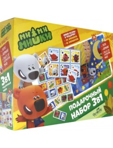 Подарочный набор. МиМи Мишки. Лото, домино, 2 пазла Подарочный набор. МиМи Мишки. Лото, домино, 2 пазла