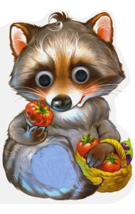 Дружные зверята. Енотик