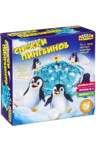 Настольная семейная игра. Снежки пингвинов