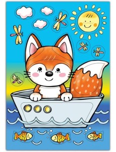 Развивающая рамка. Лисёнок