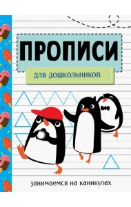 Занимаемся на каникулах. Прописи для дошкольников