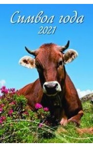 Символ года. Вид 2. Календарь настенный с ригелем на 2021 год
