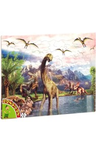 Пазл. Эра динозавров, 65 элементов