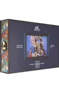 Пазл деревянный. Безумное чаепитие, 350 деталей