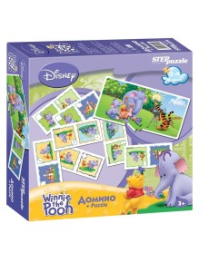 Домино+Puzzle "Винни и Слонотоп"