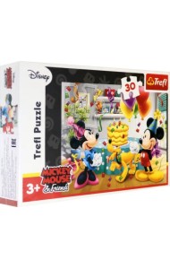 Пазл-midi. Праздничный пирог. Дисней, 30 элементов