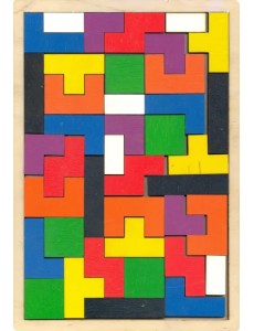 Пазл деревянный. TetrisWood