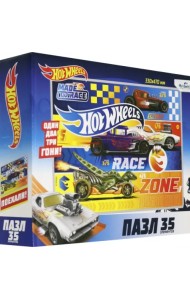 Пазл. Hot Wheels. Гонка, 35 элементов