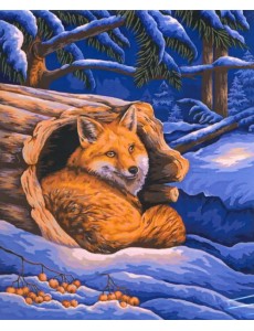 Набор для рисования по номерам. Русская Живопись Уютный ночлег, 30х40 см