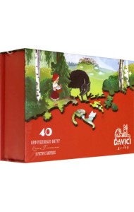 Пазл деревянный. В гости к бабушке, 40 деталей