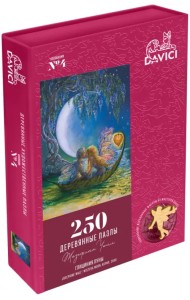 Пазл деревянный. Глициния луны, 250 деталей
