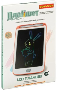 Планшет с жидкокристаллическим экраном, оранжевый