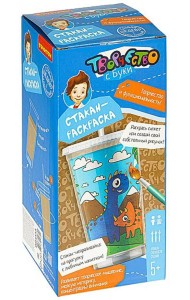 Стакан-раскраска. Динозавры