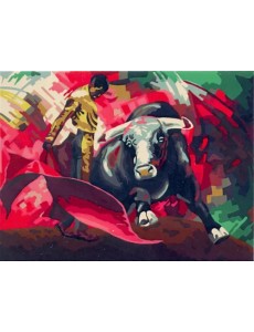 Набор для рисования по номерам. на холсте. Коррида, 30x40 см Набор для рисования по номерам. на холсте. Коррида, 30x40 см