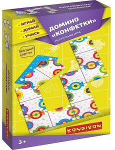 Настольная игра. Домино. Конфетки