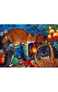 Живопись на холсте. Наведение порядка, 30x40 см