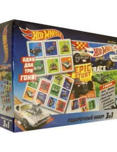 Подарочный набор 3 в 1. Hot Wheels