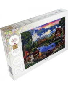 Пазл. Горное озеро, 2000 элементов Пазл. Горное озеро, 2000 элементов