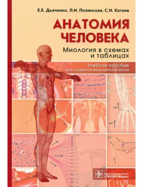 Анатомия человека. Миология в схемах и таблицах. Учебное пособие