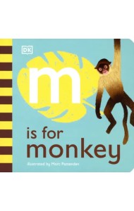 M is for Monkey. Board Book