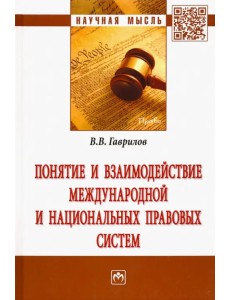 Понятие и взаимодействие международной и национальных правовых систем