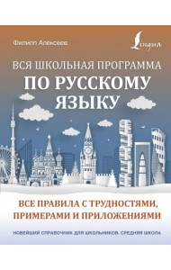 Вся школьная программа по русскому языку. Все правила с трудностями, примерами и приложениями