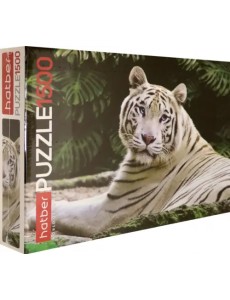 Пазл. Белый тигр, 1000 элементов Пазл. Белый тигр, 1000 элементов