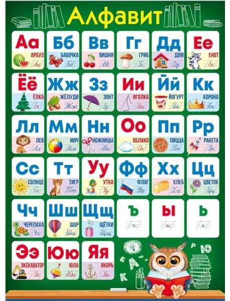Плакат "Алфавит", А2