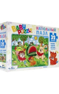 Напольный пазл для малышей. Арбуз, 32 элемента
