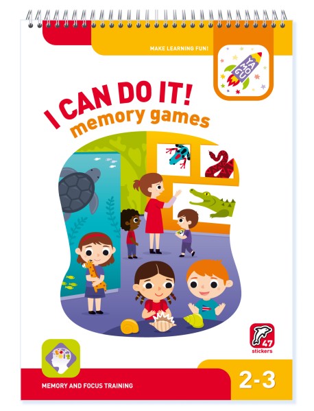 I can do it! Memory Games. 2-3 age. Я могу запоминать! 2-3 года (47 stickers)