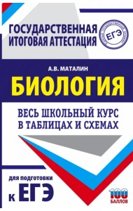 Биология. Весь школьный курс в таблицах и схемах для подготовки к ЕГЭ
