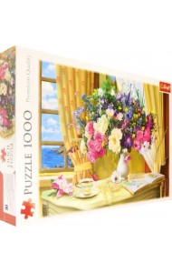 Пазл. Утренние цветы, 1000 элементов