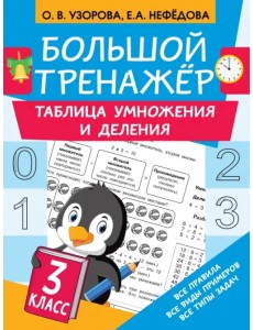 Большой тренажер. Таблица умножения и деления. 3 класс