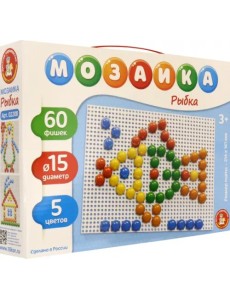 Мозаика для малышей. Рыбка, 60 элементов Мозаика для малышей. Рыбка, 60 элементов
